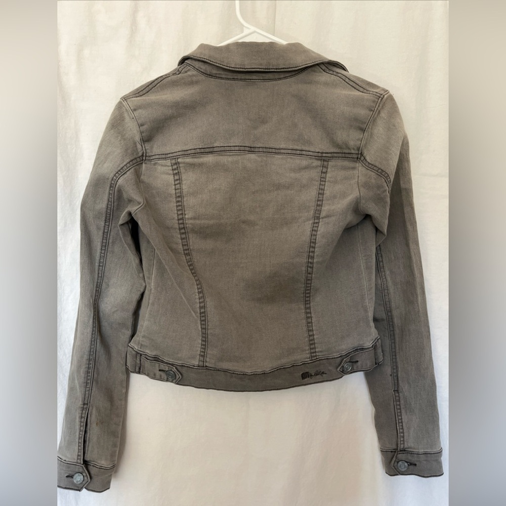 KUT from the Kloth gray wash denim jacket XS - Picture 2 of 6